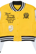 Krizia Gold Varsity Jacket