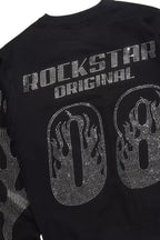 Markisha Black Rhinestone Crewneck Sweatshirt