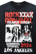 Omer Black Oversized Graphic T-Shirt