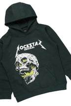 Boys Hassan Dark Green Hoodie/Baggy Fit Jean Set