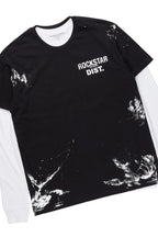 Allard Black/White Double Layer T-Shirt/Baggy Pant Set