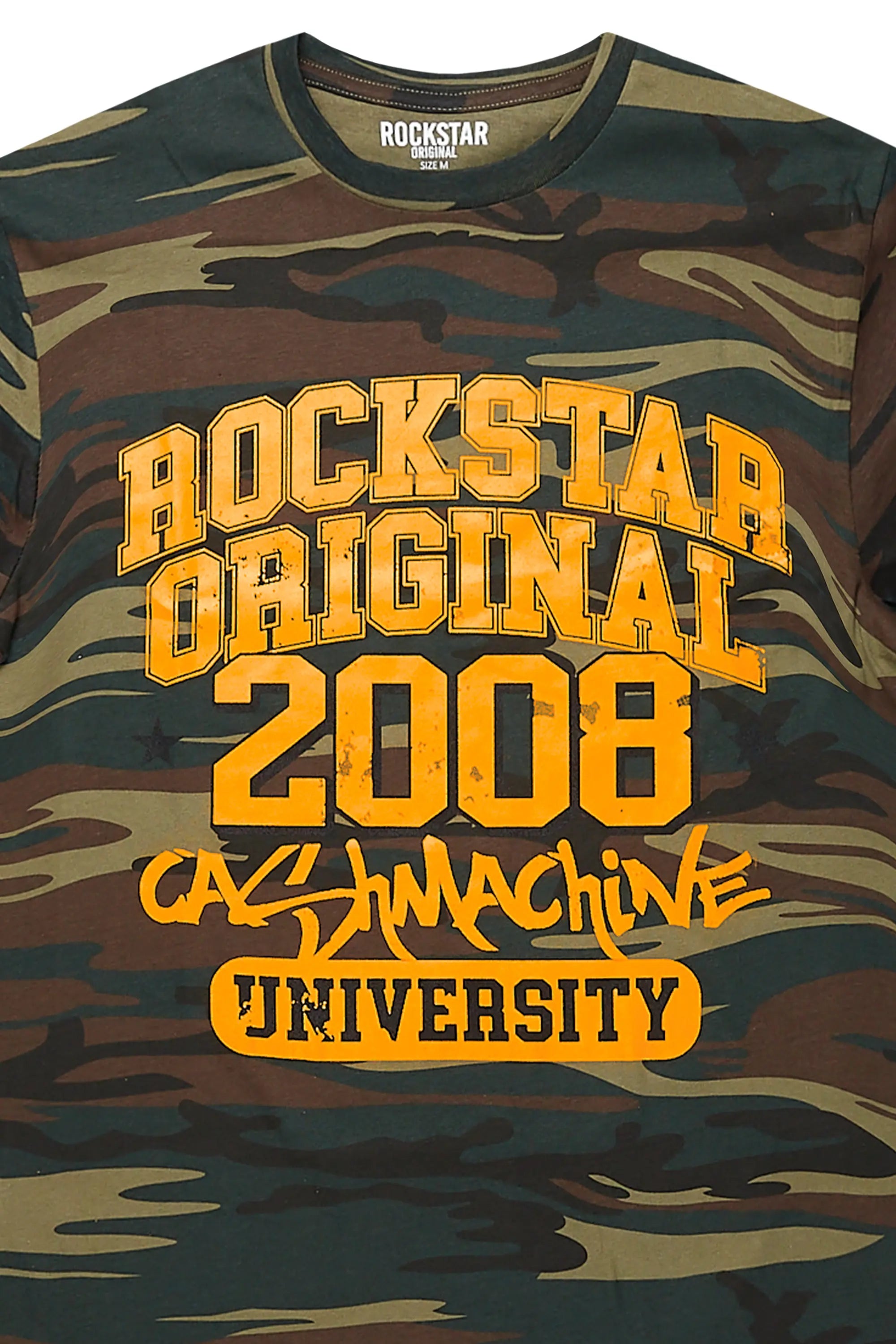 Loic Green Camo Graphic T-Shirt