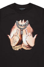 Eyes Up Here Black Oversized T-Shirt