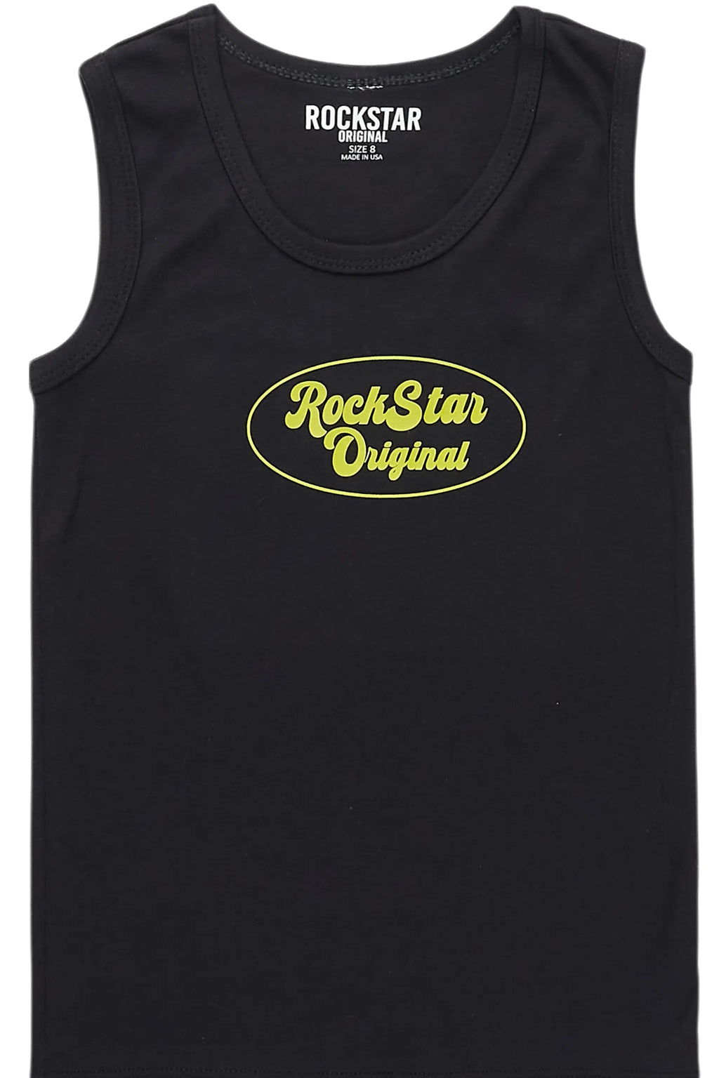 Girls Noir Black Tank Top