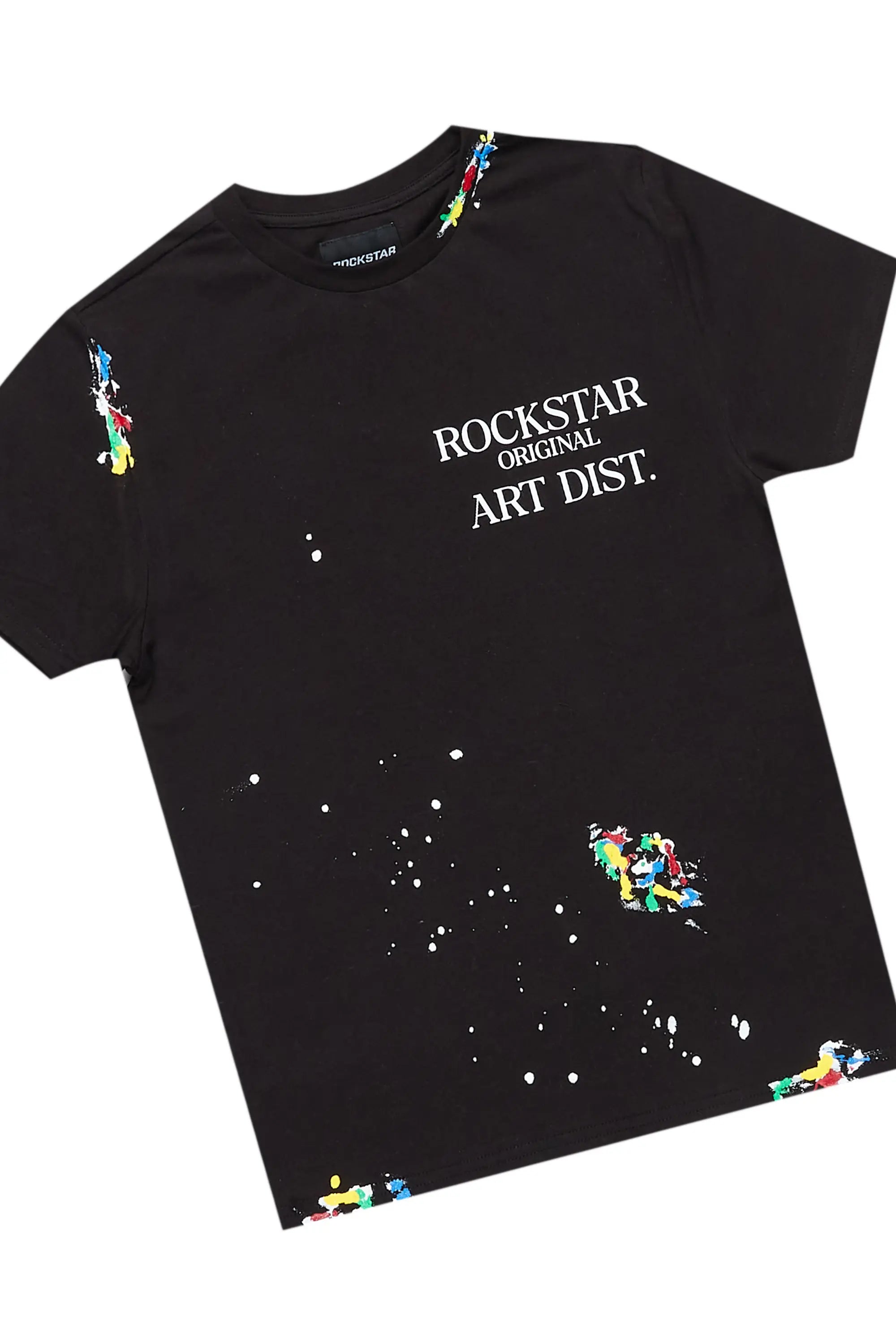 Boys Art Dist. Black Short Set
