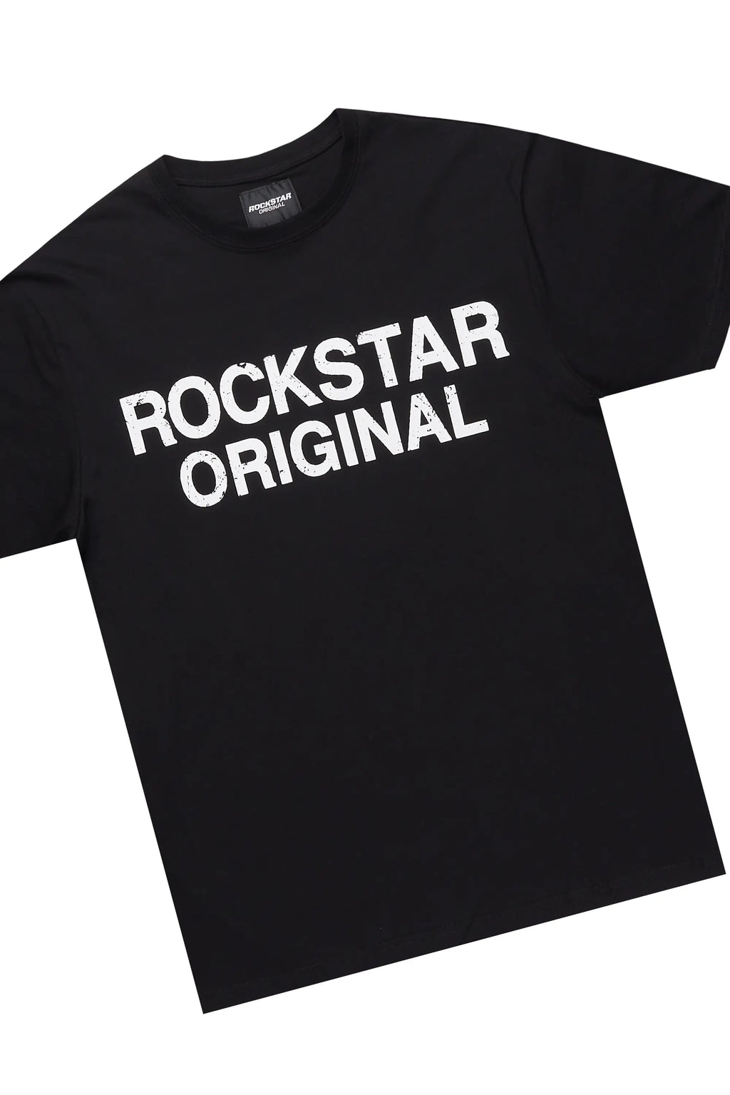 Deniska Black T-Shirt/Baggy Stacked Flare Track Set