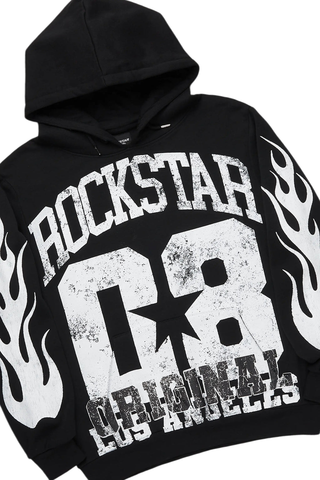 Edel Black/White Hoodie/Stacked Flare Pant Set