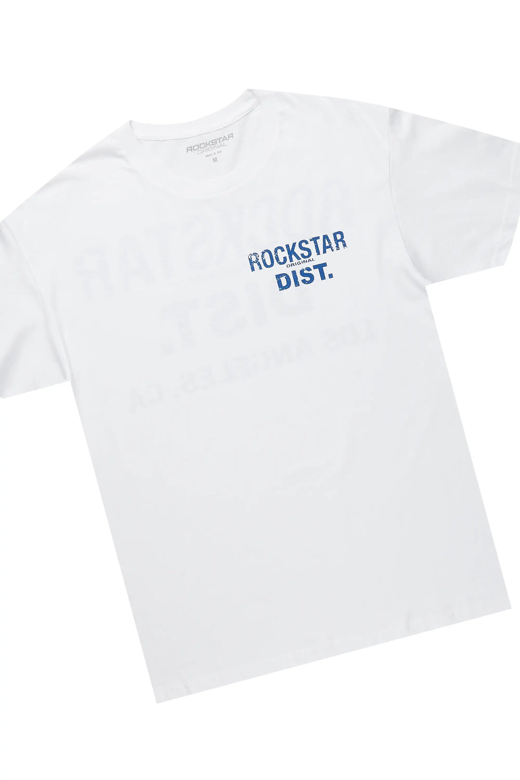 Lorika White/Navy T-Shirt & Pant Set