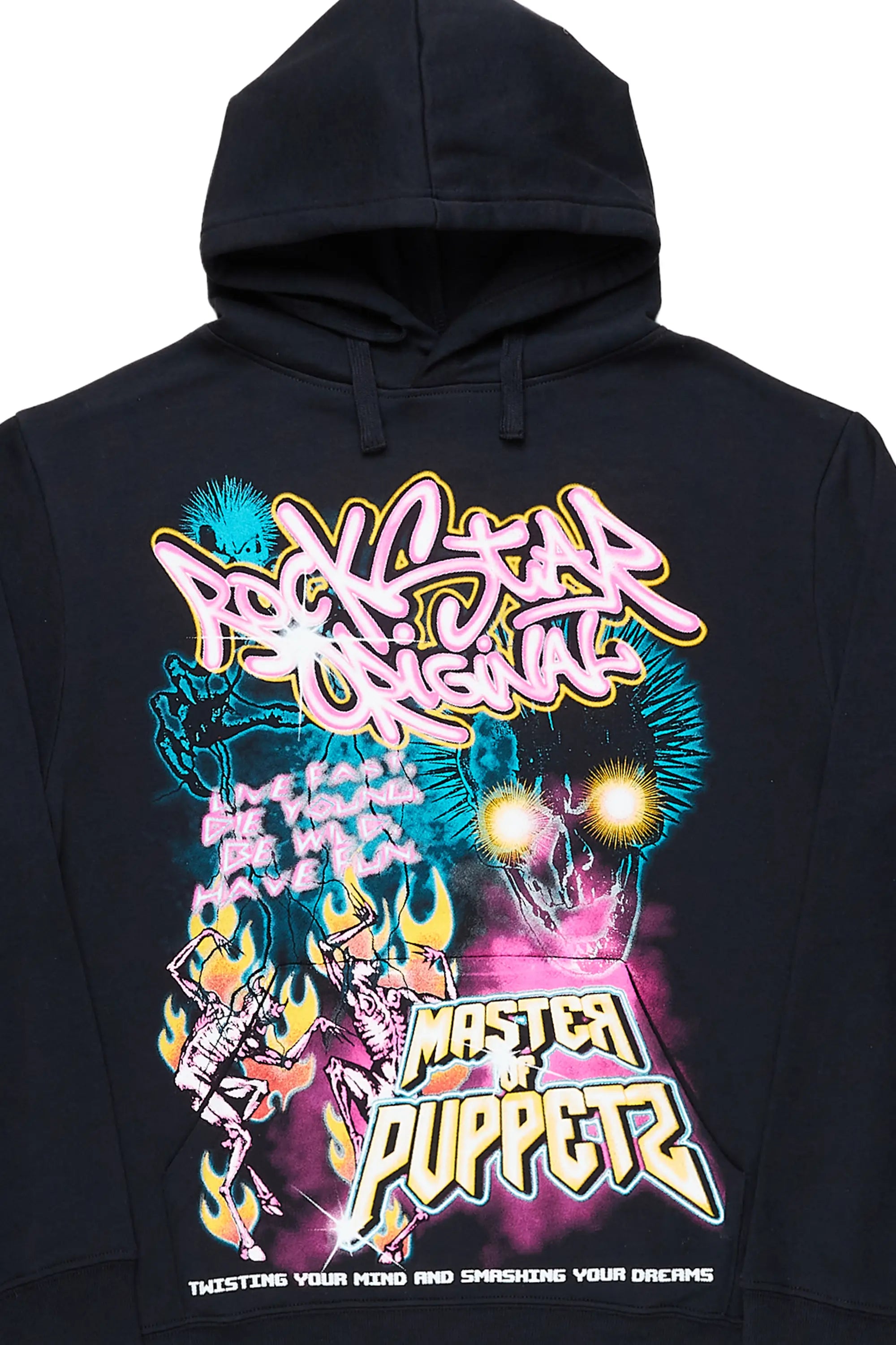 Niko Black Graphic Hoodie