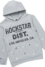 Boys Scottie Grey/Heather Grey Stacked Baggy Track Set