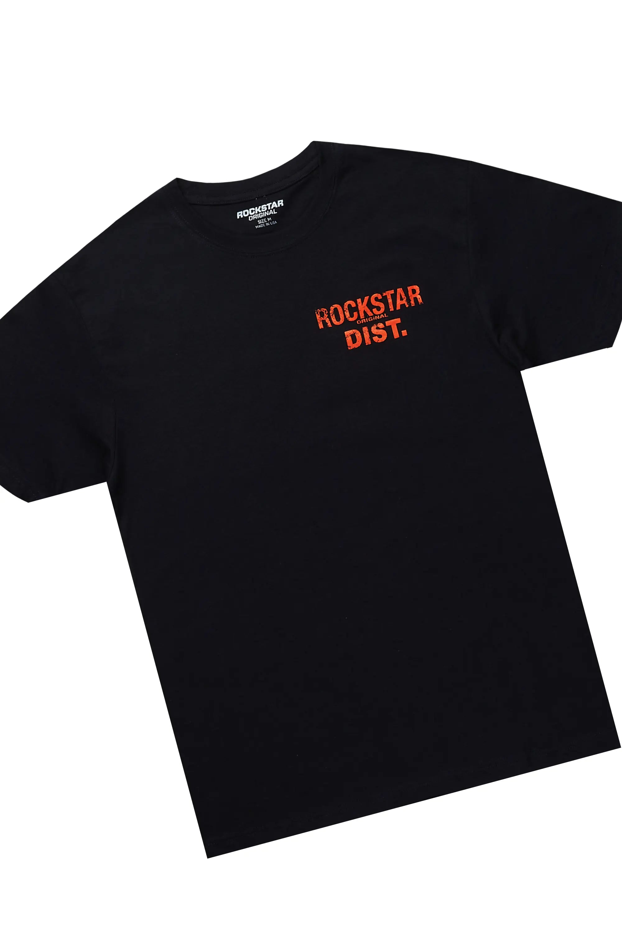 Akos Black T-Shirt/Denim Short Set