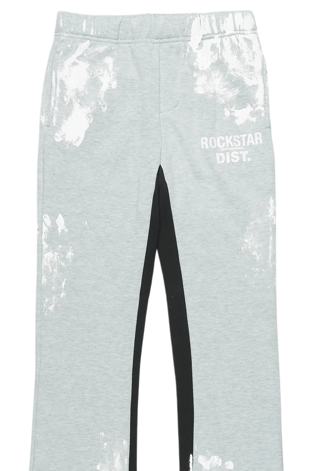 Boys Jaden Heather Grey Baggy Fit Trackpant
