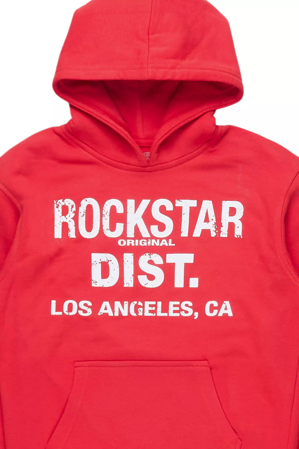 Boys Koen Red/White Graphic Hoodie