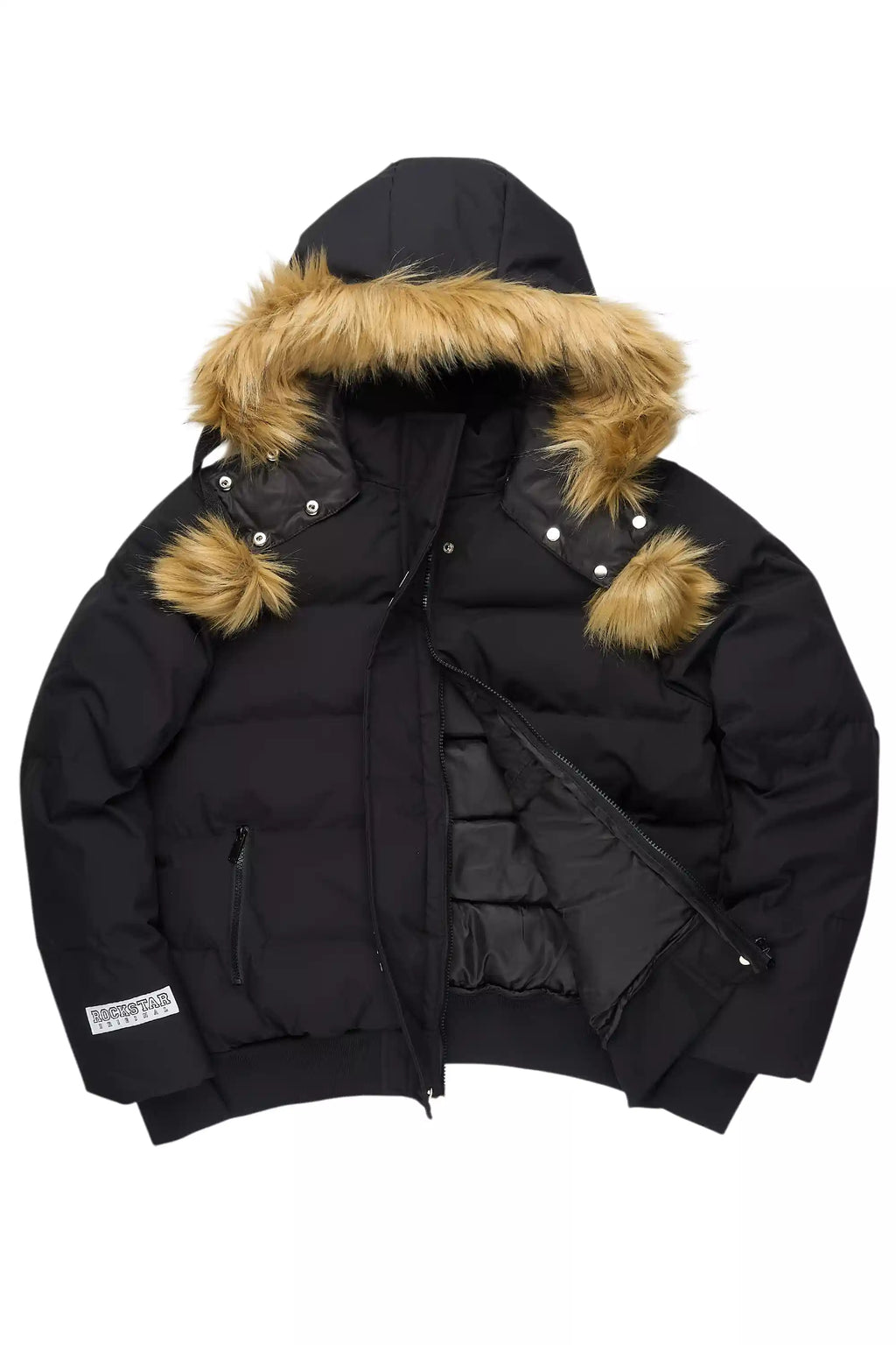 Keoni Black Puffer Jacket