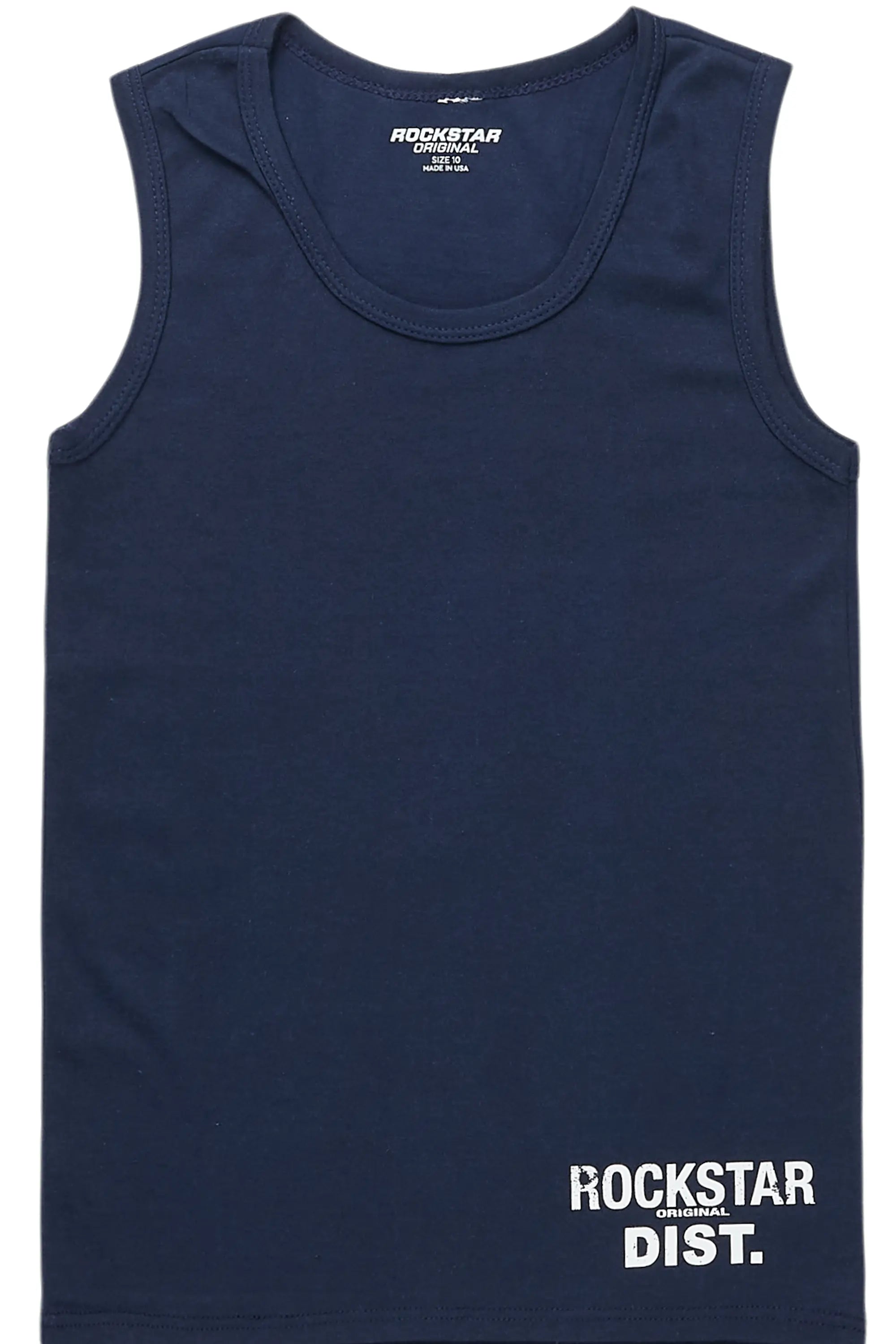 Boys Lake  Navy Tank Top