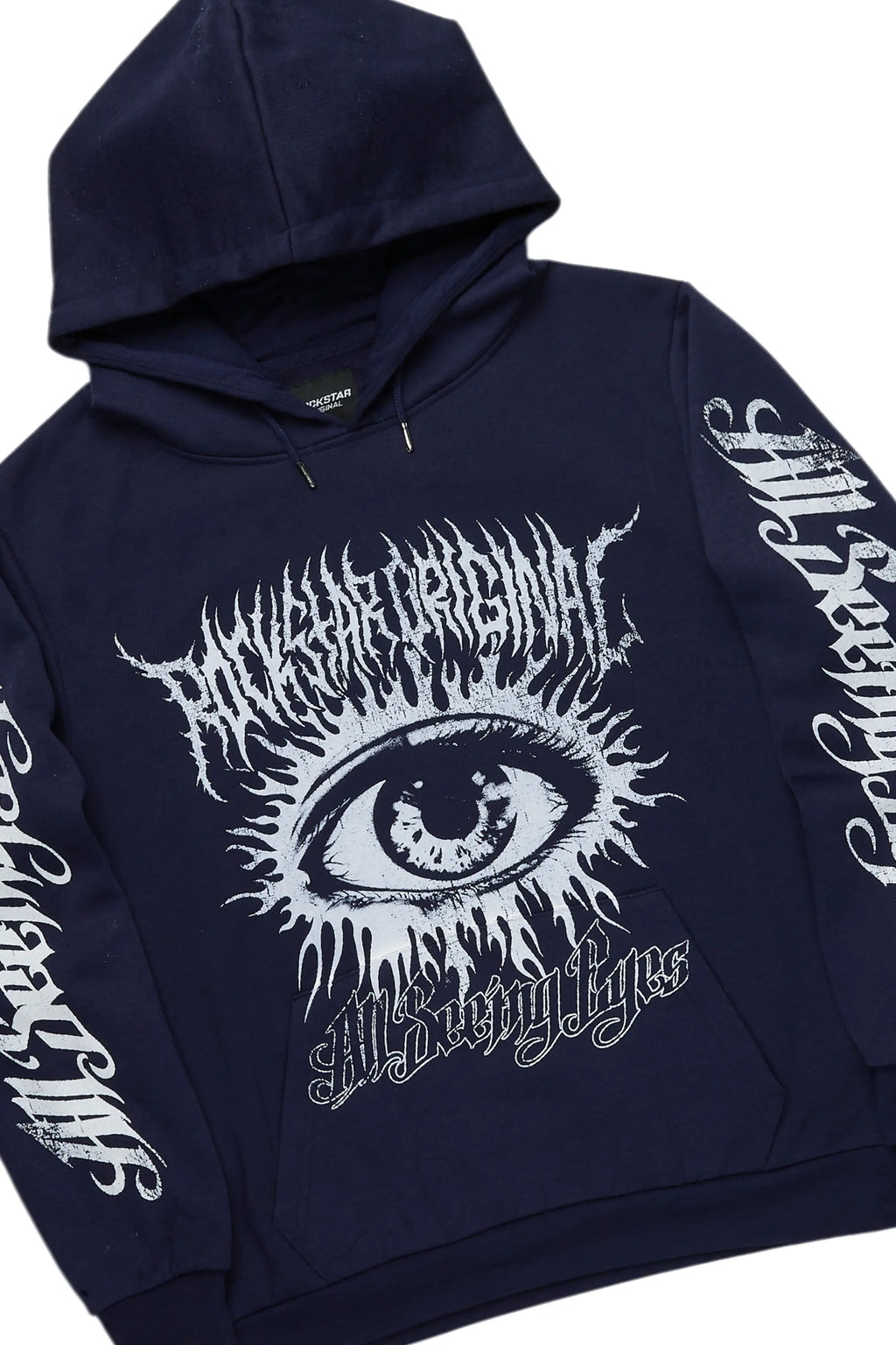 All Seeing Eyes Navy Hoodie/Baggy Track Pant Set