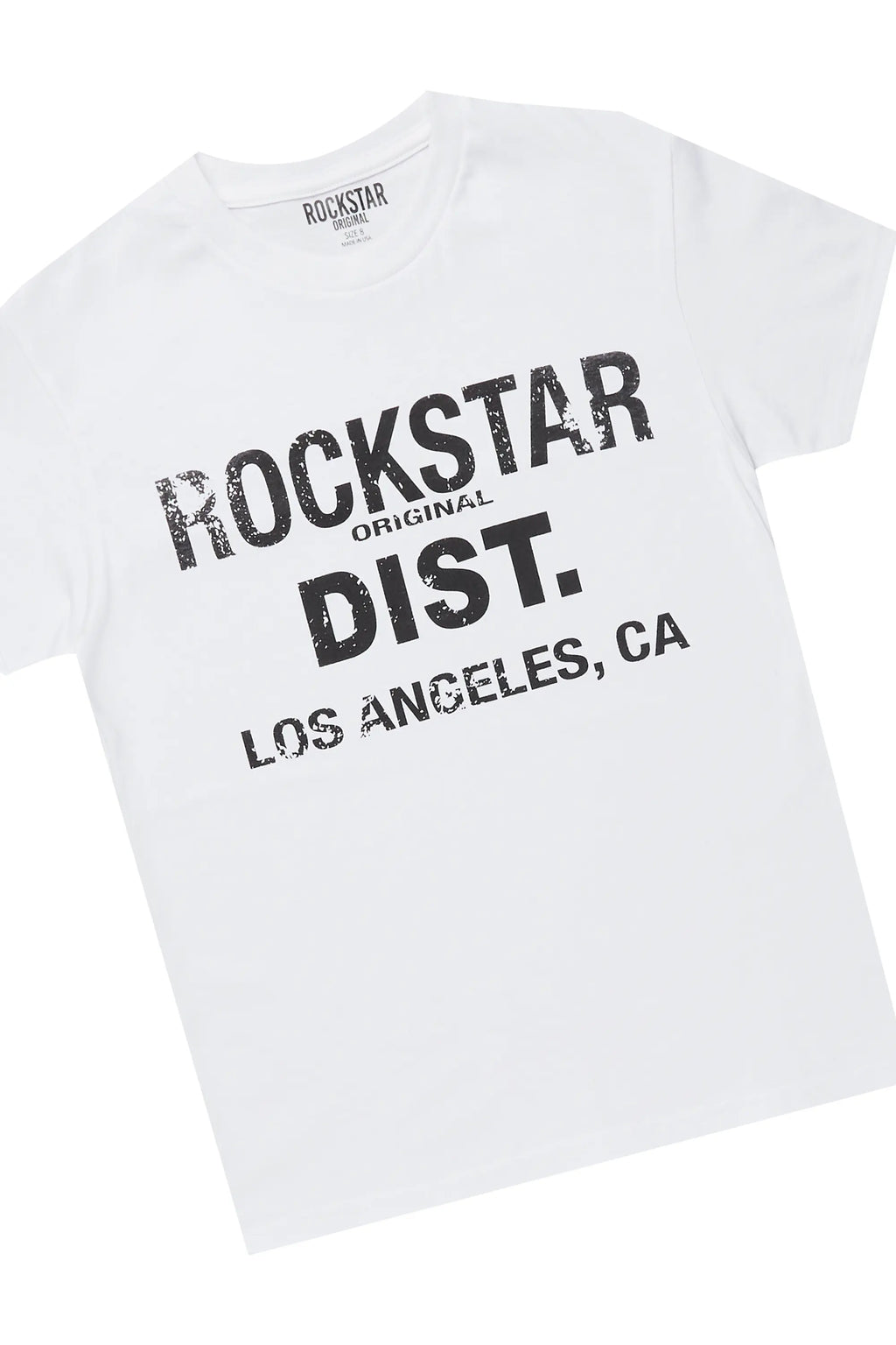 Boys Eliot Grey Camo T-Shirt/Stacked Flare Jean Set