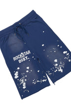 Rafix Navy Graphic T-Shirt Short Set