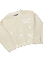 Girls Hadley Light Mocha Crop Top Pant Set