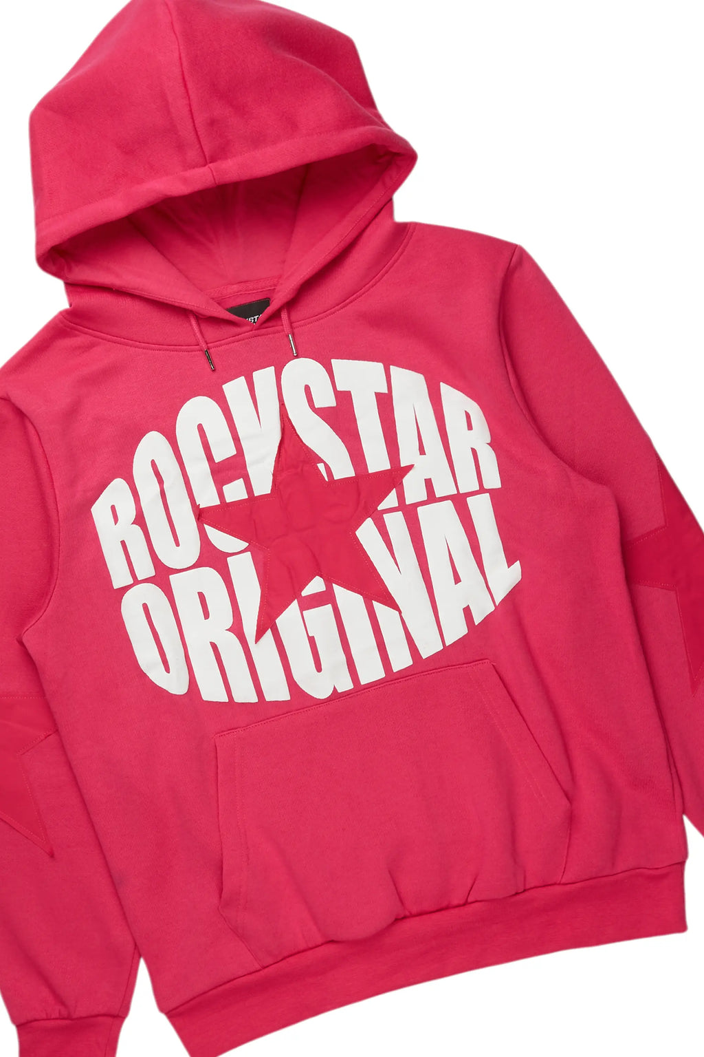 States Fuchsia Baggy Stacked Hoodie Track Set