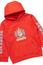 Boys Barren Red Hoodie/Stacked Flare Jean Set