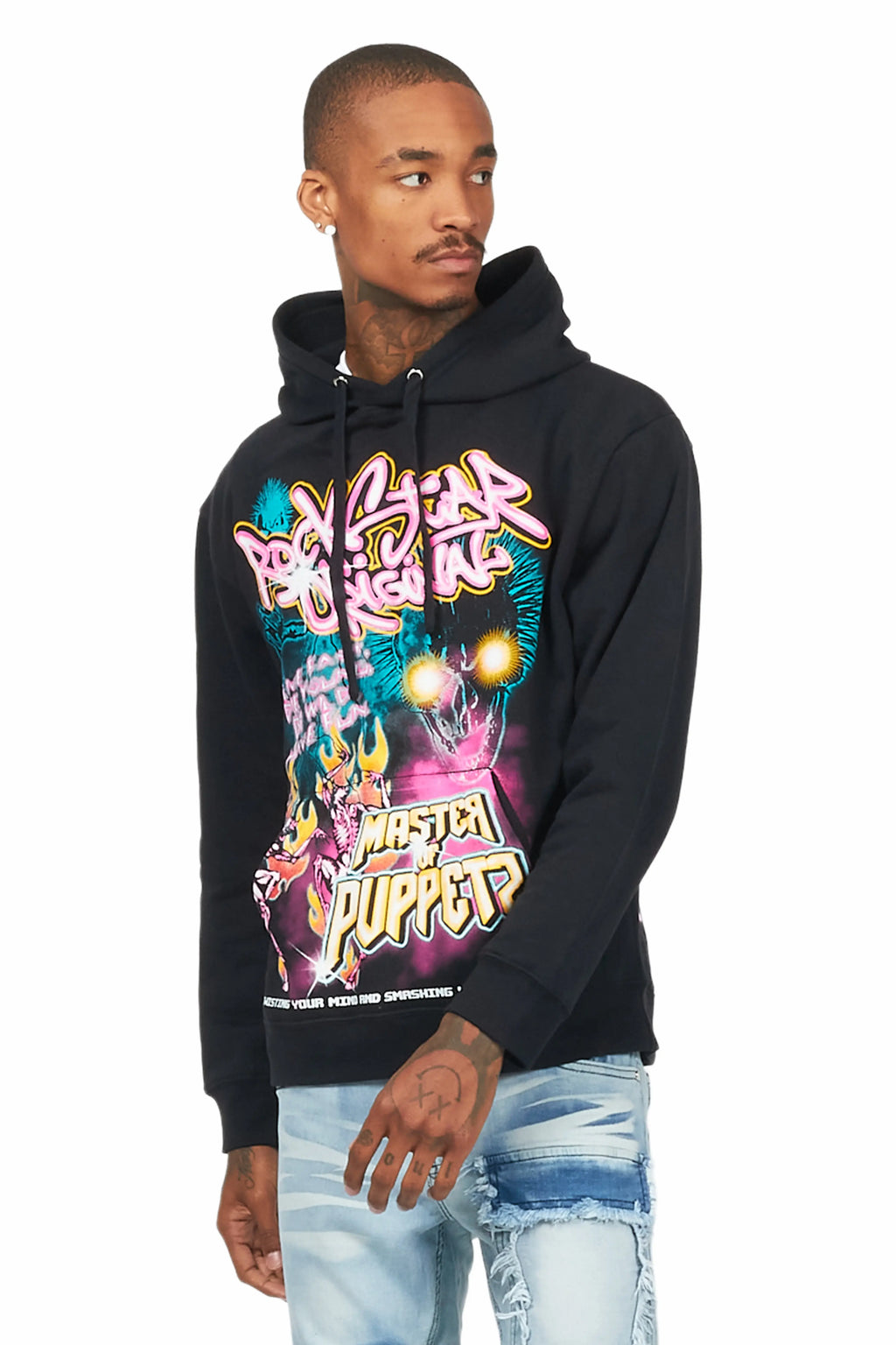 Niko Black Graphic Hoodie