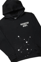 Raffer Black Hoodie/Stacked Flare Track Set