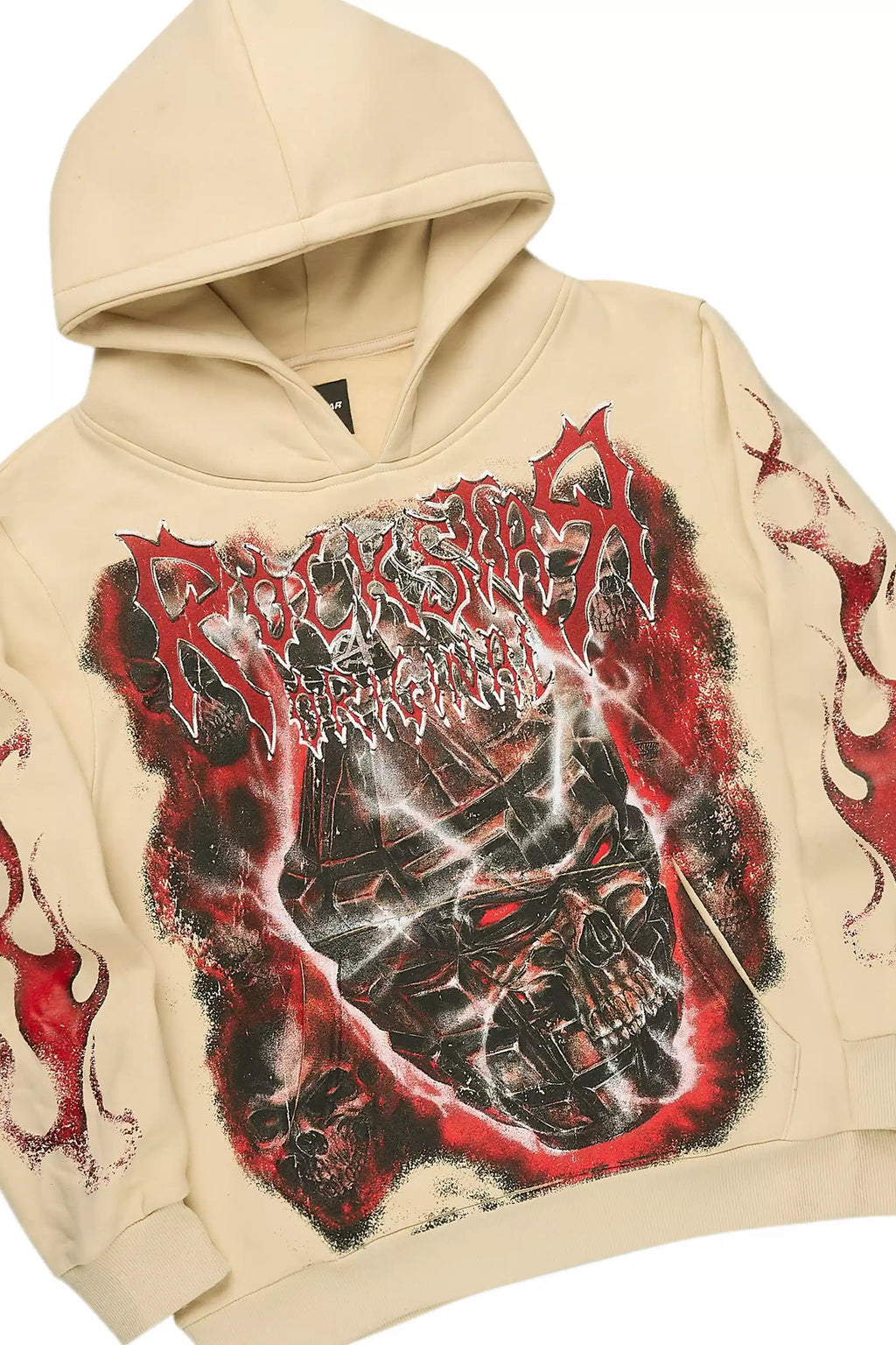 Torrez Beige/Red Hoodie/Stacked Track Set