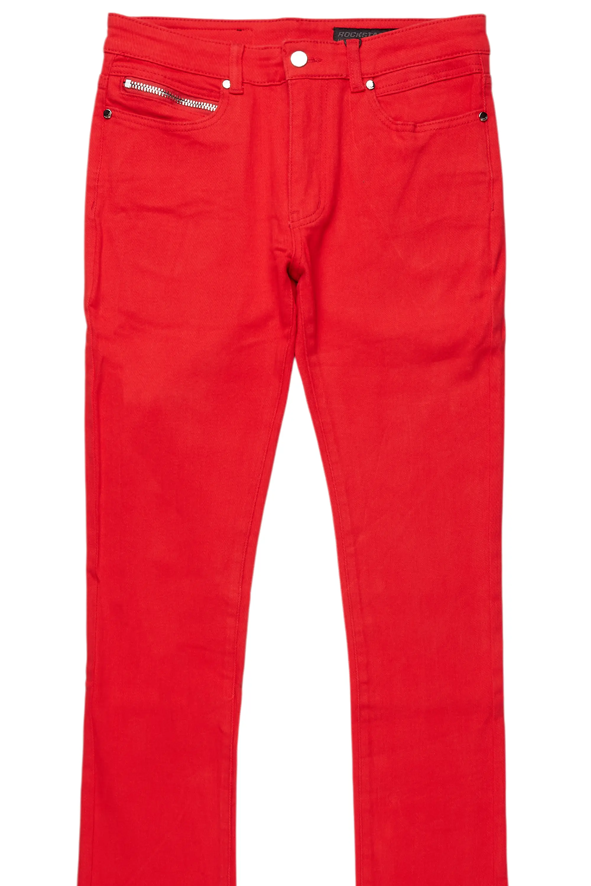 Dag Red Stacked Flare Jean