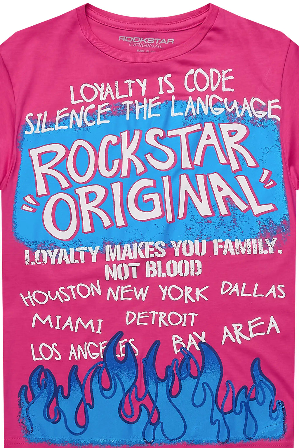 Girls Bridgette Hot Pink Graphic T-Shirt