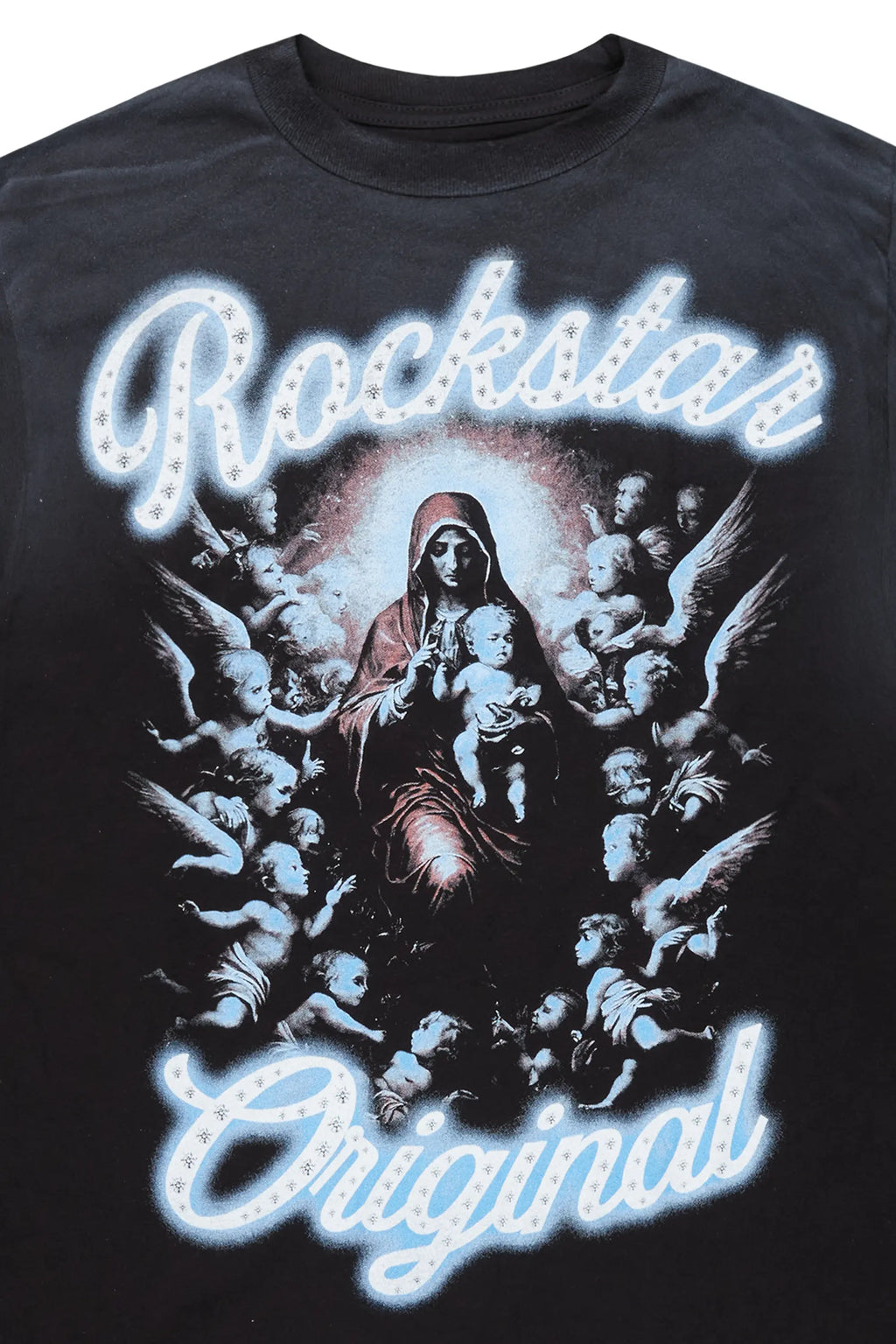 Ibbis Black Graphic Oversized T-Shirt