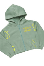 Girls Bass Sage Zip Up Hoodie Pant Set