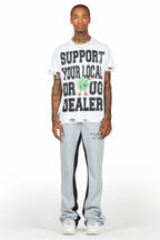 Briggs Heather Grey Baggy Pant