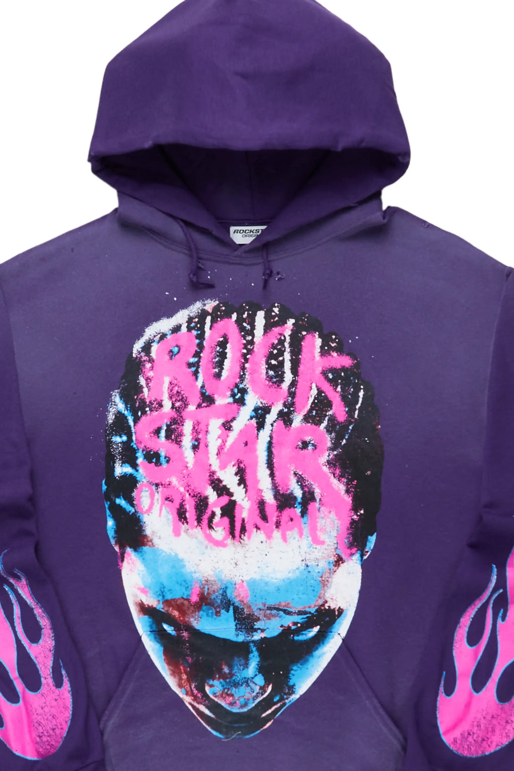 Rafe Purple Graphic Hoodie