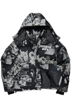 Boys Lamont Black Tapestry Puffer Jacket