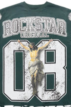 Tariqa Green Oversized T-Shirt