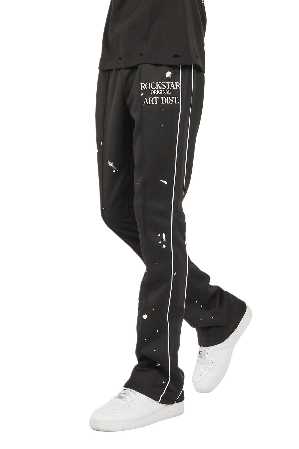 Jaco Black Stacked Flare Pant