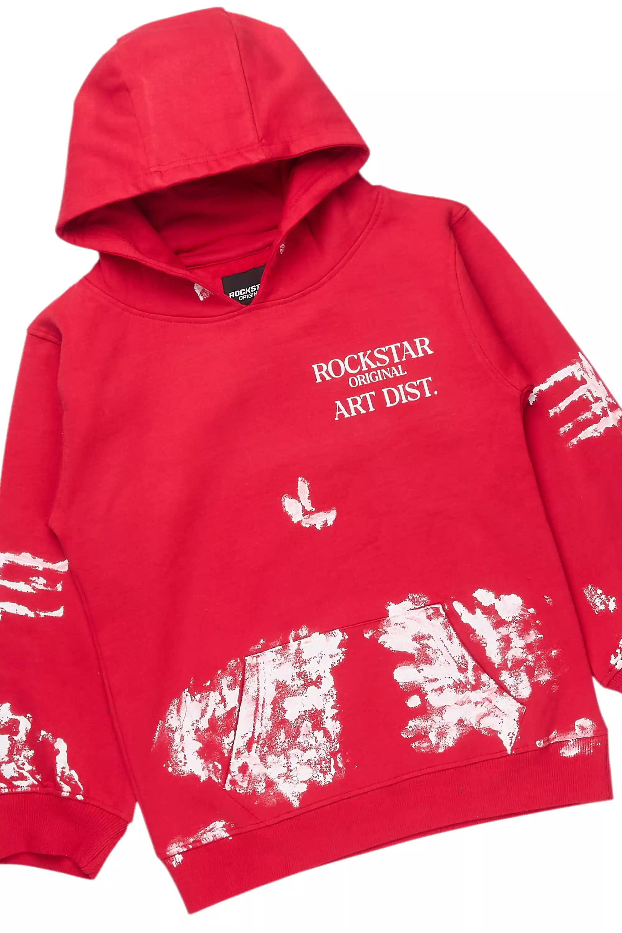 Boys Filip Red/White Stacked Flare Track Set