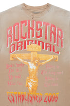 Awready Beige Oversized Graphic T-Shirt