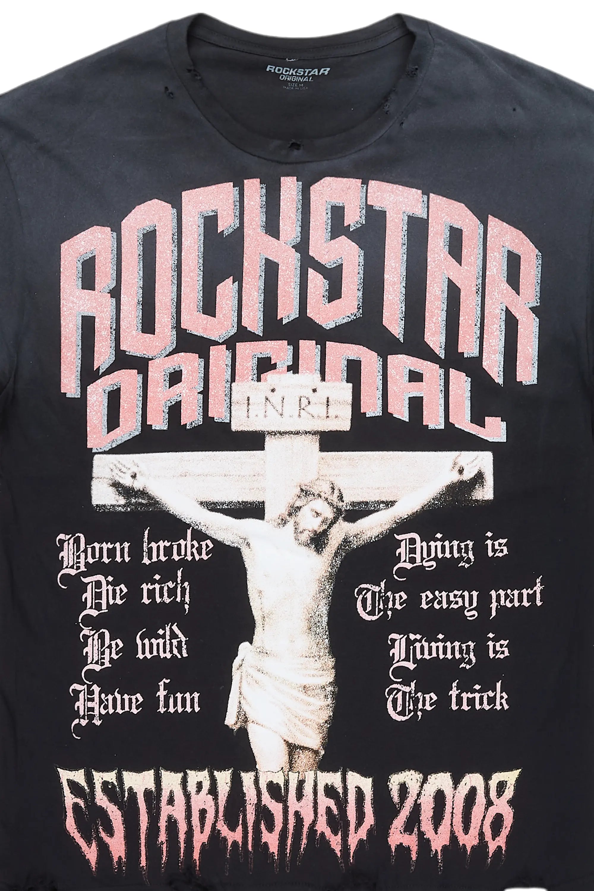 Awready Black Oversized Graphic T-Shirt