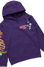 Girls Dalida Purple Hoodie/Slim Fit Jean Set