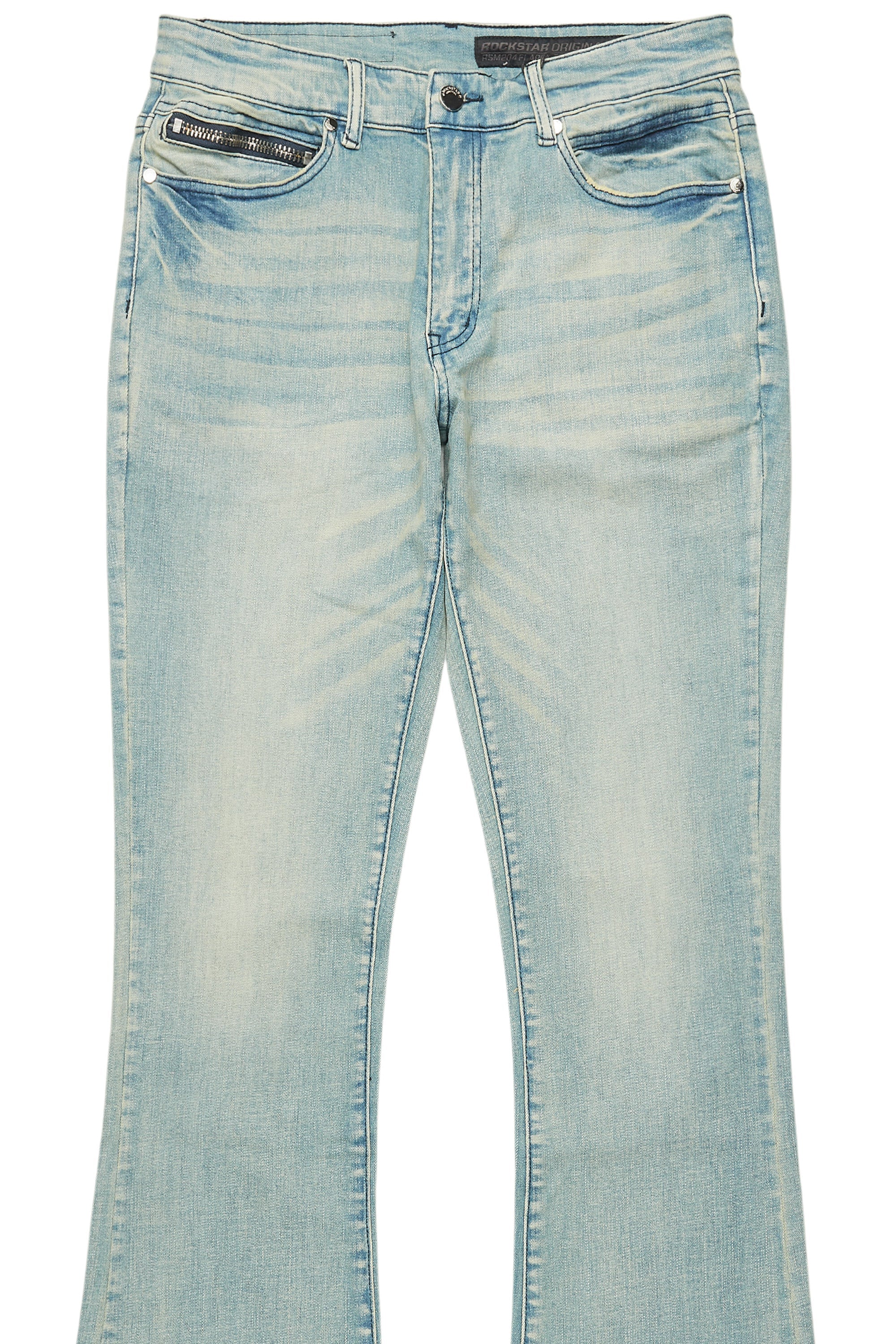 Drick Light Blue Regular Fit Flare Jean