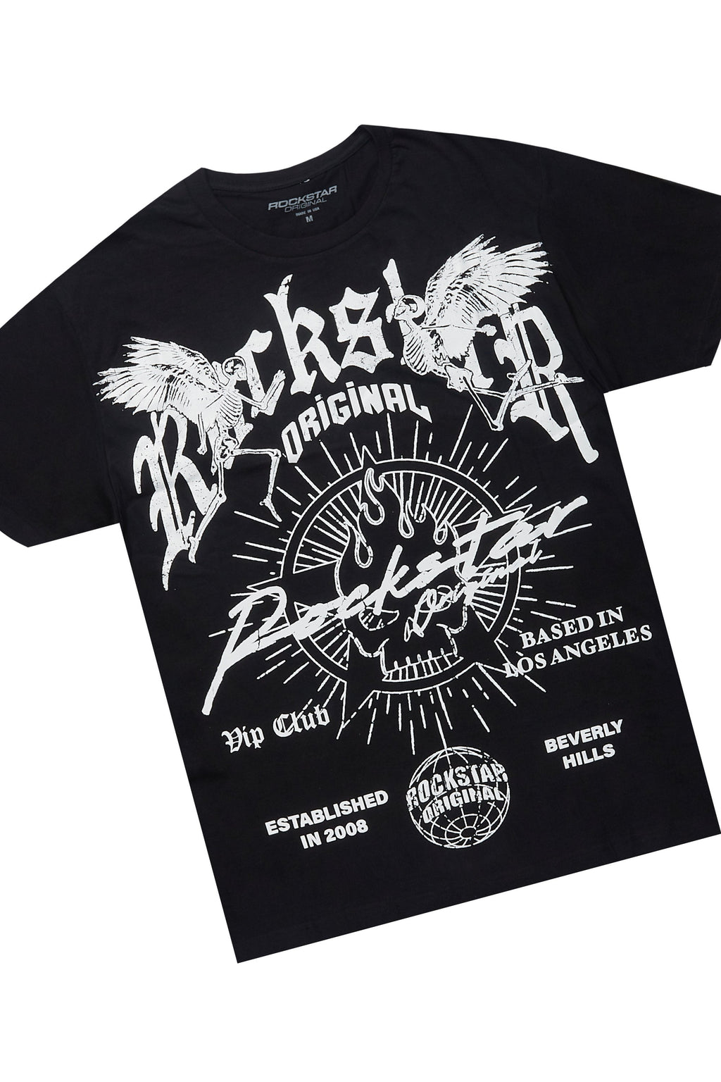 Tally Black T-Shirt/Denim Short Set