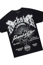 Tally Black T-Shirt/Denim Short Set