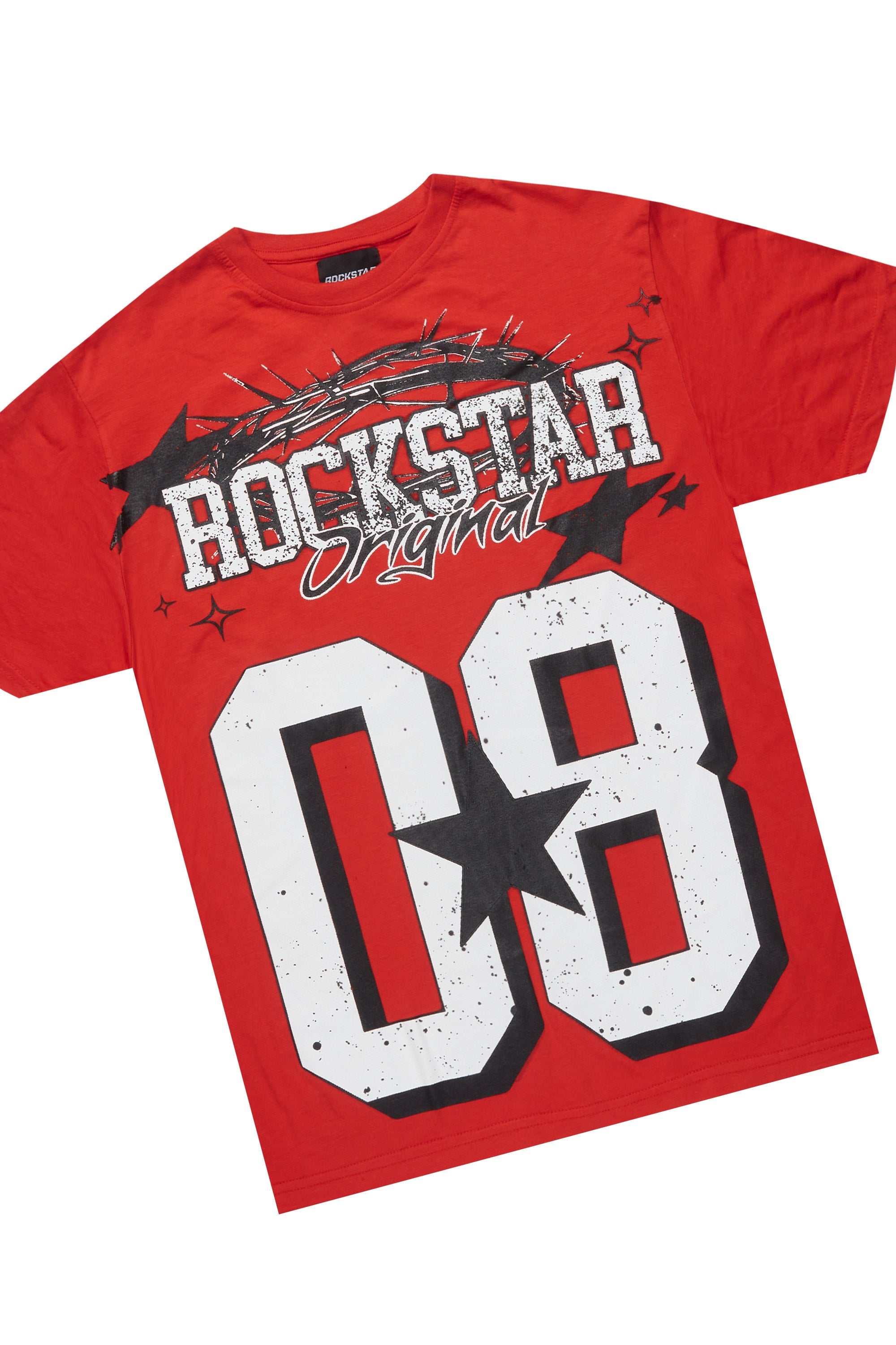 Allstar Red/White T-Shirt Short Set