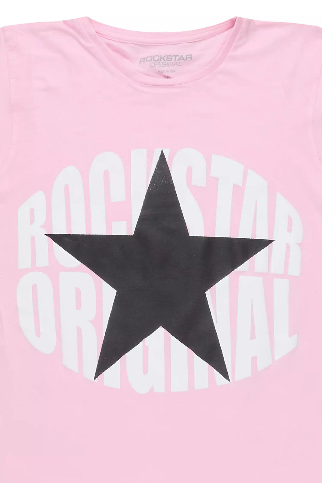 Girls Khaly Light Pink Graphic T-Shirt