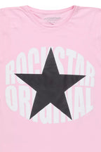 Girls Khaly Light Pink Graphic T-Shirt