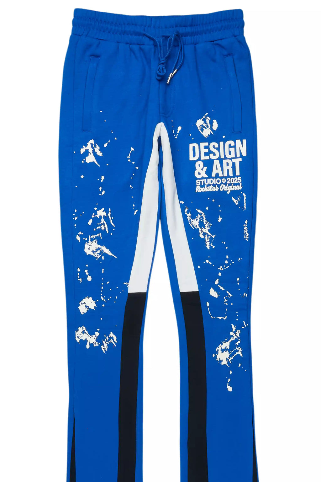 Damone Royal Super Stacked Flare Track Pant