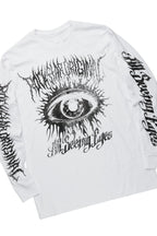 All Seeing Eyes White/Grey Long Sleeve T-Shirt Short Set