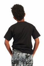 Boys Ezra Black Graphic T-Shirt